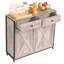 Poubelle en bois manufacturé 10 gallons