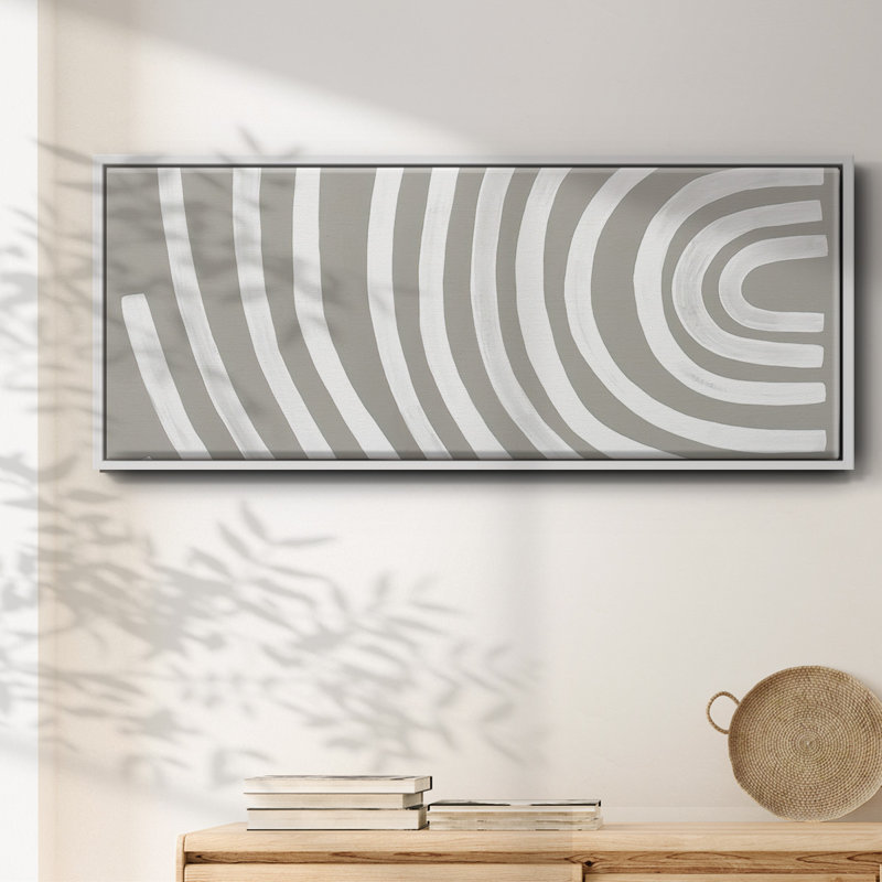 Broken Rainbow I- Framed Canvas