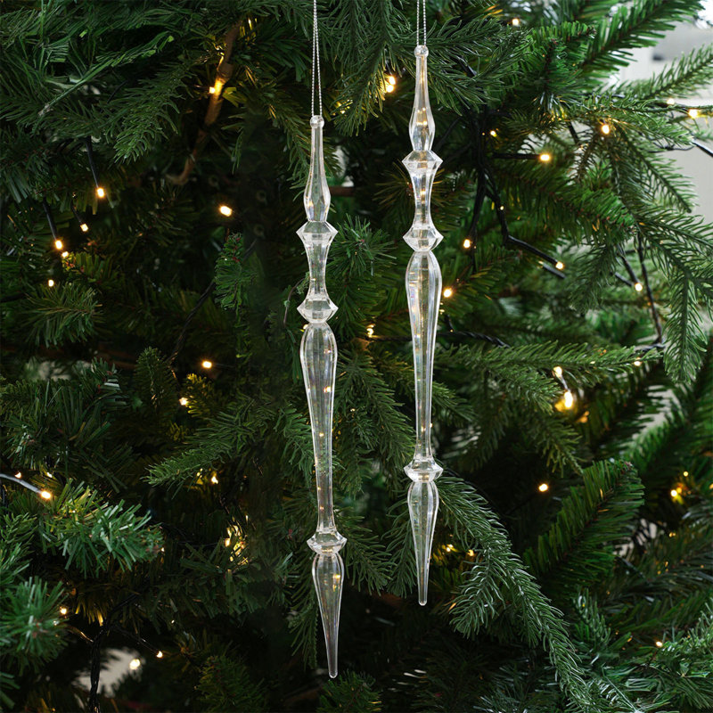 Décorations de Noël ornements d'arbre de Noël, Clair