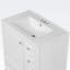 Meuble-lavabo de salle de bain avec lavabo, une porte avec tablette et trois tiroirs-1645366189