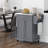 Taunton Rolling Kitchen Island with Stainless Steel Top,wood-902726942