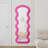 Flannel Full Length Wave Floor Mirror  For Bedroom Living Room Hanging Or Against The Wall-108741944
