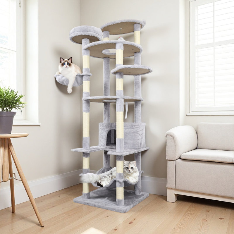 Tour pour chat Cy13 Grey, Gris