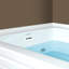 Baignoire tourbillon rectangulaire en acrylique 60 po. X 32 po. Blanc avec drain à gauche et à droite en alcôve avec option de garniture à 3 finitions-123413515-123413516