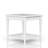 Dana Heights 3 Piece Living Room Set – Mindi Veneer Tables w/ White Cocktail Table, End Table & Ocean Chairside Table