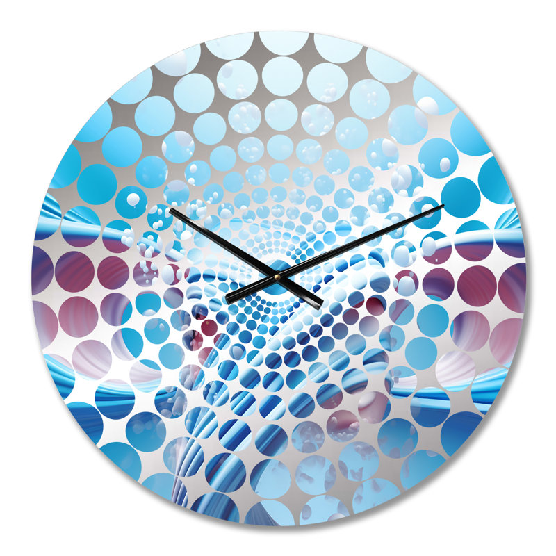 Bartie - Horloge murale abstraite fractale, Petit
