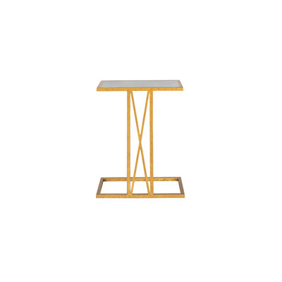 Medallion Marble End Table