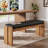 47" W Modern Upholstered Bench