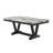 Black Dining Table And (4) Grey Dining Chairs