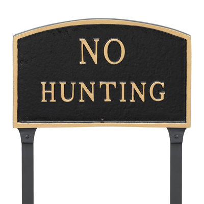 Enseigne de jardin sans l’état de chasse
