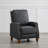 Bracking Upholstered Manual Push Back Recliner-1517759801