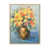 Toile naturelle avec cadre flottant