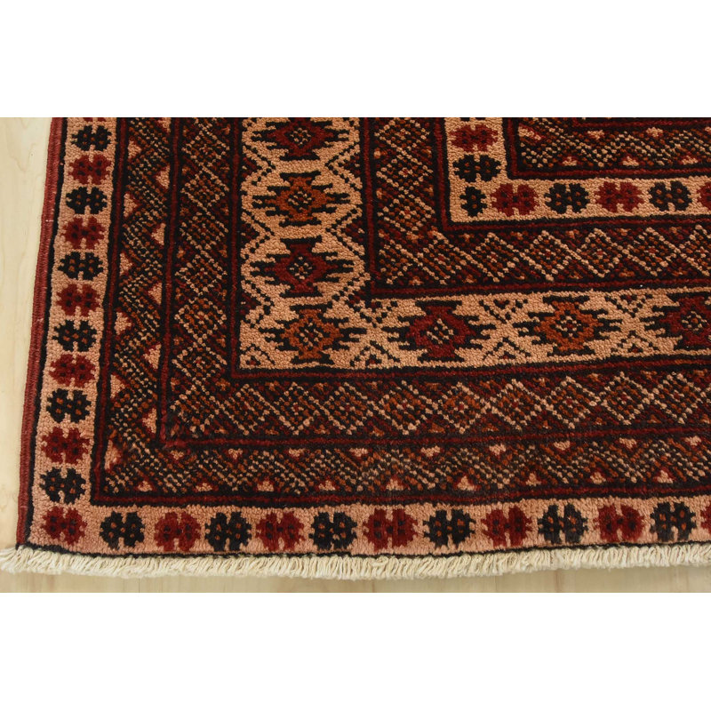Tapis unique bleu de 4 pi 1 po x 7 pi 5 po