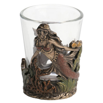 Verre à sirène 2,76 po H, résine de polyester