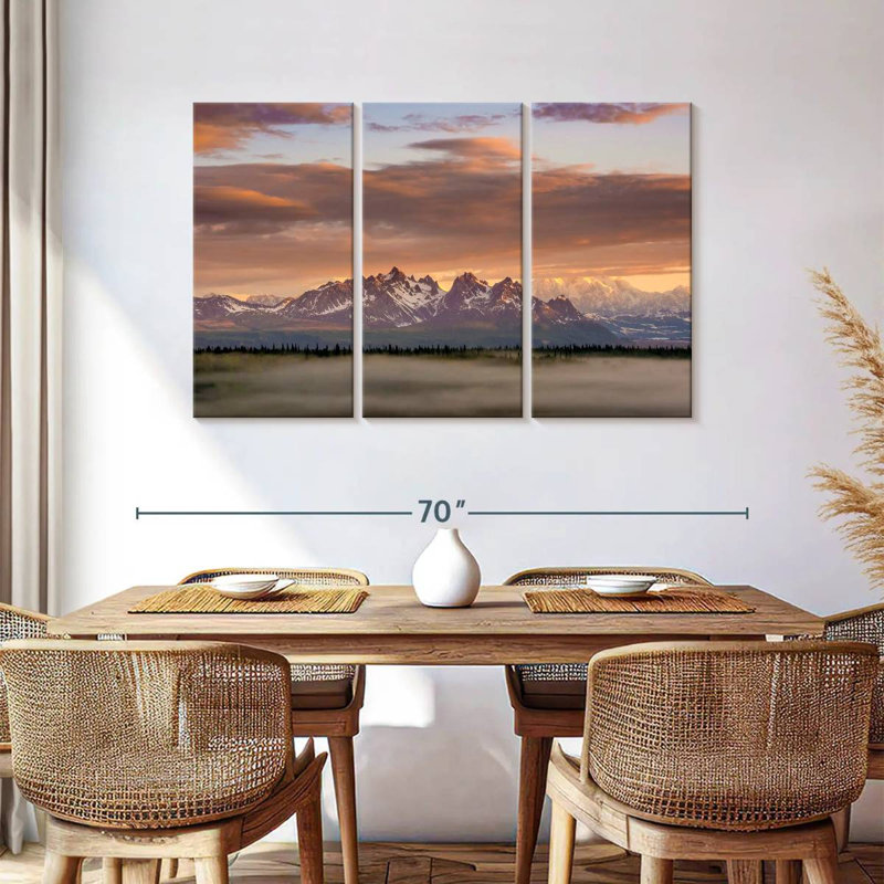 Alvord Misty Denali Mountains, 36" H x 57" W