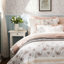 Édredon 9 pièces King Blush - Elegant Paisley Print`` Bride, dentelle, 2 taies décoratives, 3 coussins décoratifs Euro`` coton froissé pour lit, motif, tissu-116011750-116011752