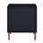 3-Drawer Bedroom Nightstand, With Metal Leg