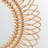 Xarvin Bohemian Style Natural Brown Rattan Circular Accent Wall Mirror, 31.21" H X 31.21" W X 1.01"D