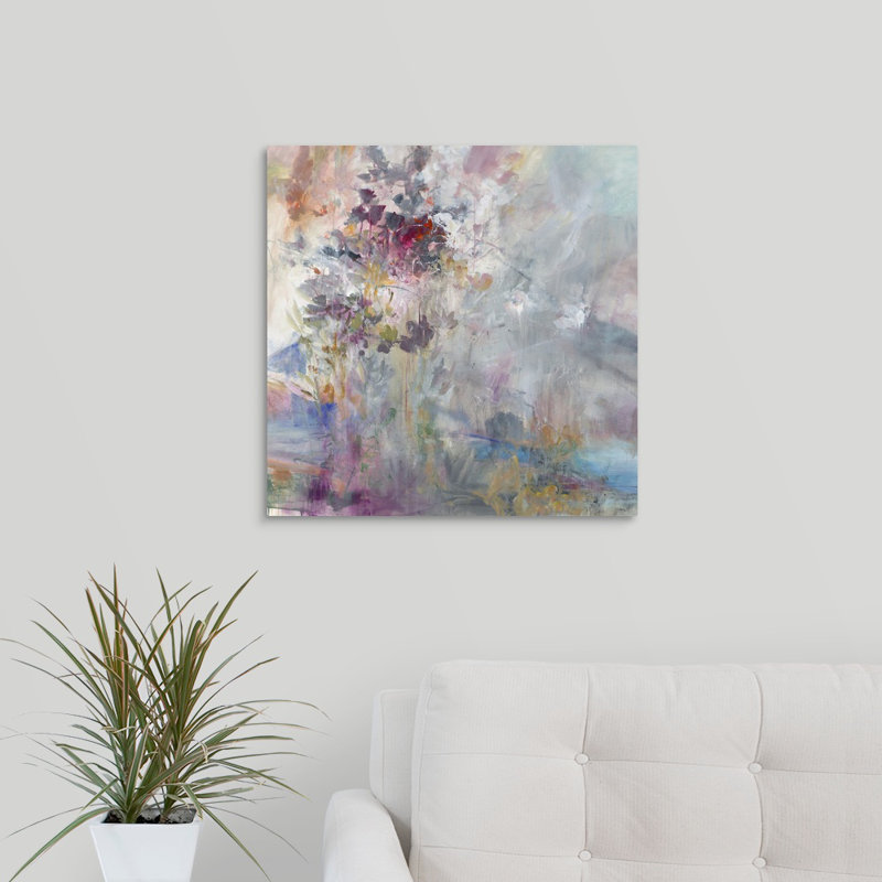 « exhalation », peinture sur toile, Toile tendue, H 20 po x l 20 po x P 1,25 po