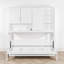 Armoire-lit simple escamotable avec lampes et prises de courant-881808026
