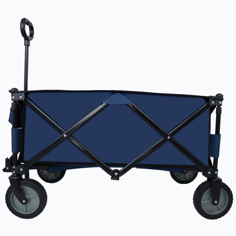 Chariots de jardin robustes, H 34,5 po x l 38 po x P 21,5 po, Noir