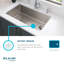 Évier de cuisine à double cuve en acier inoxydable à double cuve l 33 po x l 22 po Crosstown-123538620-44431493