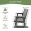 Banc oscillant 3 places en poly Lumber-411507150