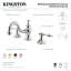 Robinet de salle de bain espacé Kingston-20326999