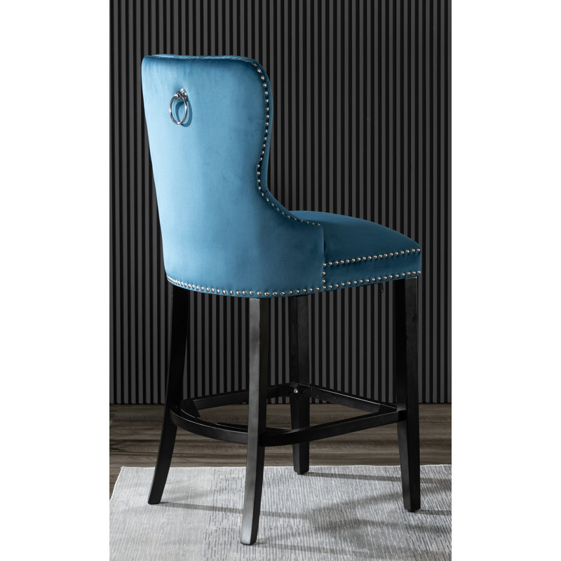 Cantu Bar Stool, Blue