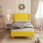 Base de lit tapissier avec tête de lit à oreilles Deeb-609195246-553496536