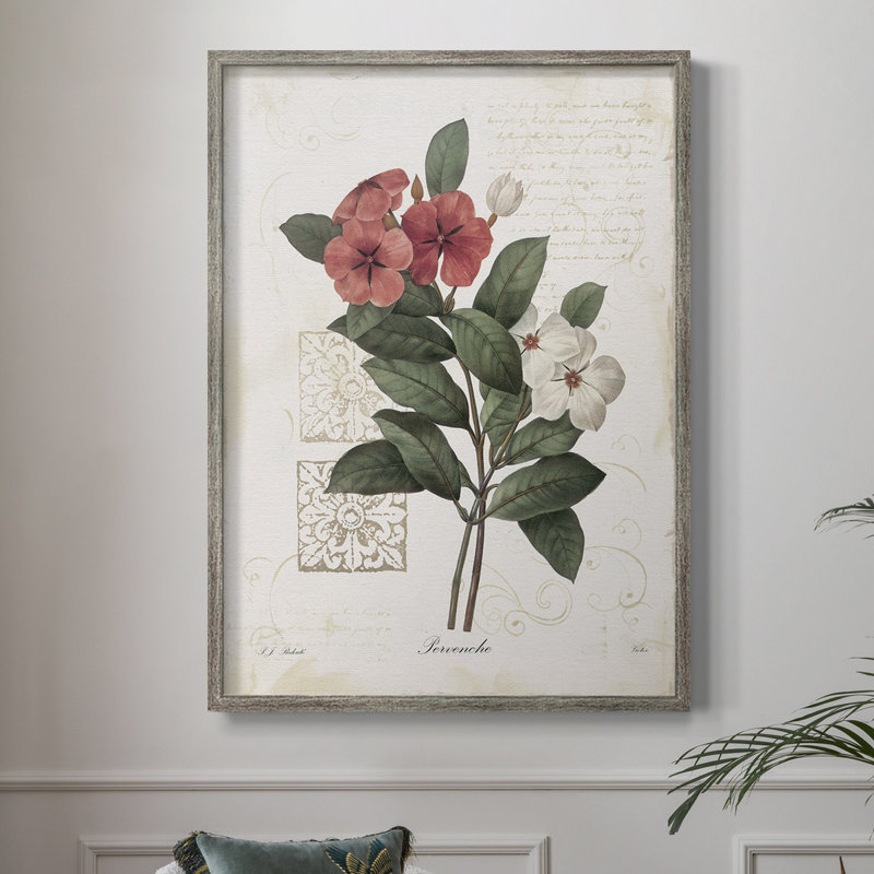 Pervenche Framed Print - Solid Wood, 11" H x 9" W