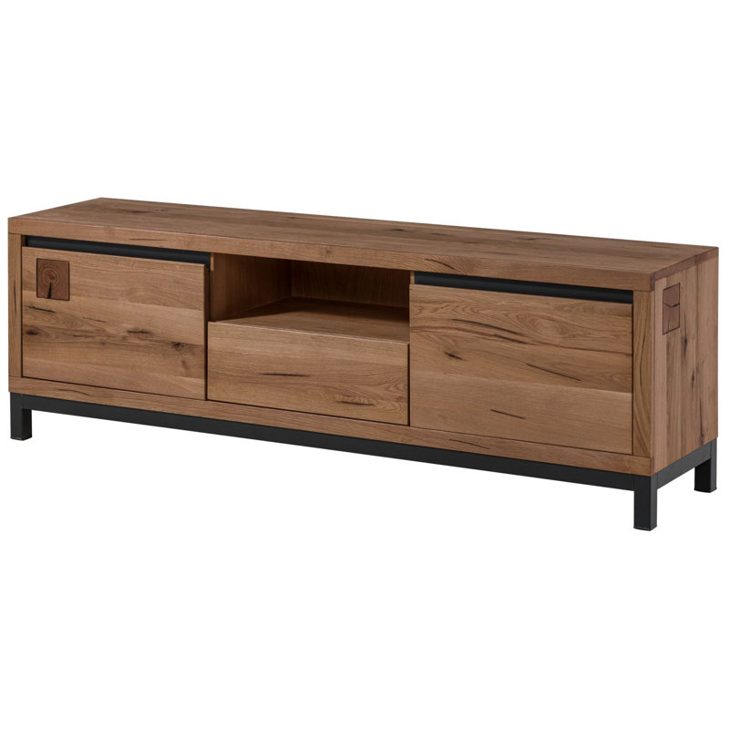 Villanders TV Stand for TVs up to 78", Tobacco Brown