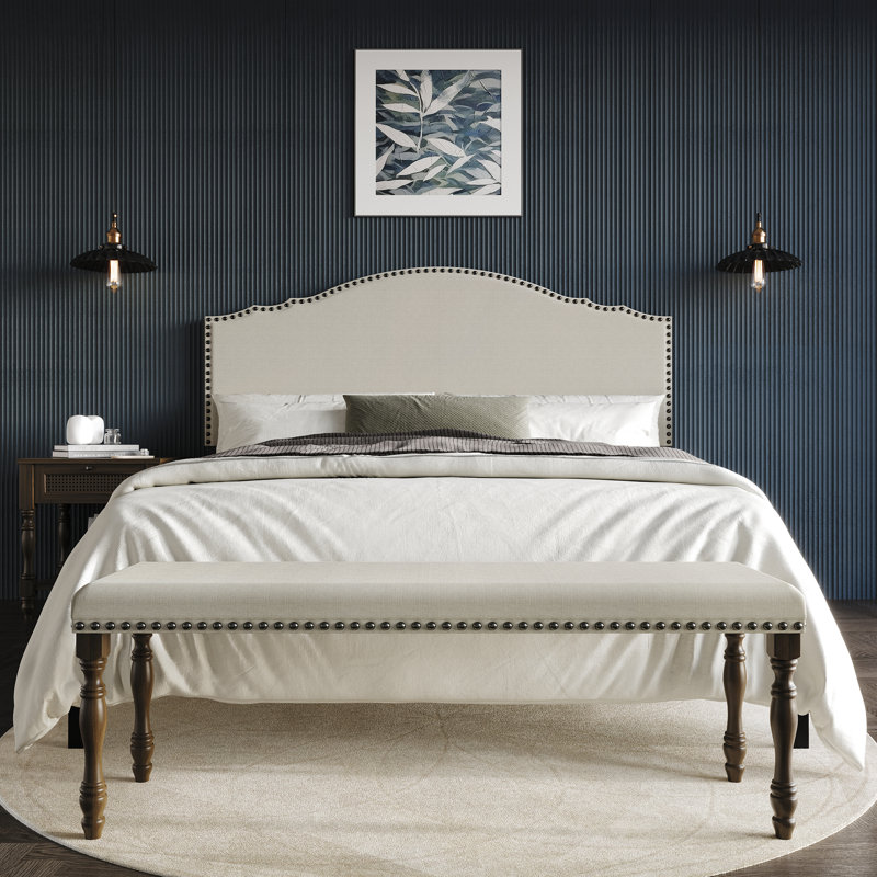 Ensemble de chambre à coucher 3 pièces Deriyah, Gris chaleureux, Très grand