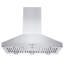 48" KL3 400 CFM Convertible Island Range Hood in Brushed Stainless Steel