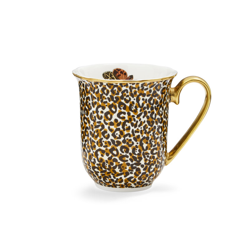 Spode Creatures Of Curiosity Mug Leopard 12Oz.