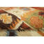Tapis 100% laine tissé à la main à motif oriental tribal multicolore Southwestern