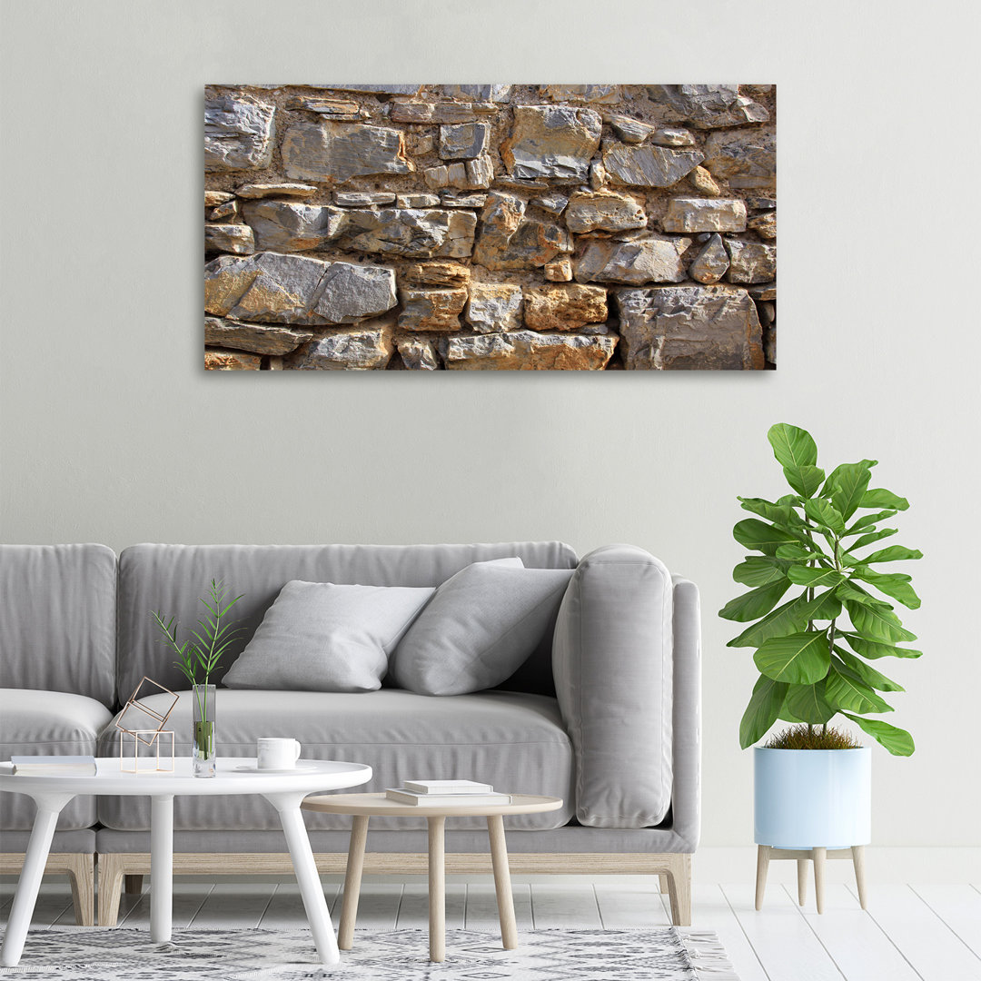 A Stone Wall - Ungerahmte Kunstdrucke auf Leinwand