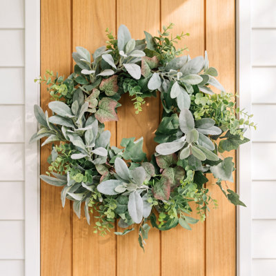 26" Handcrafted Foliage No Holiday Wreath