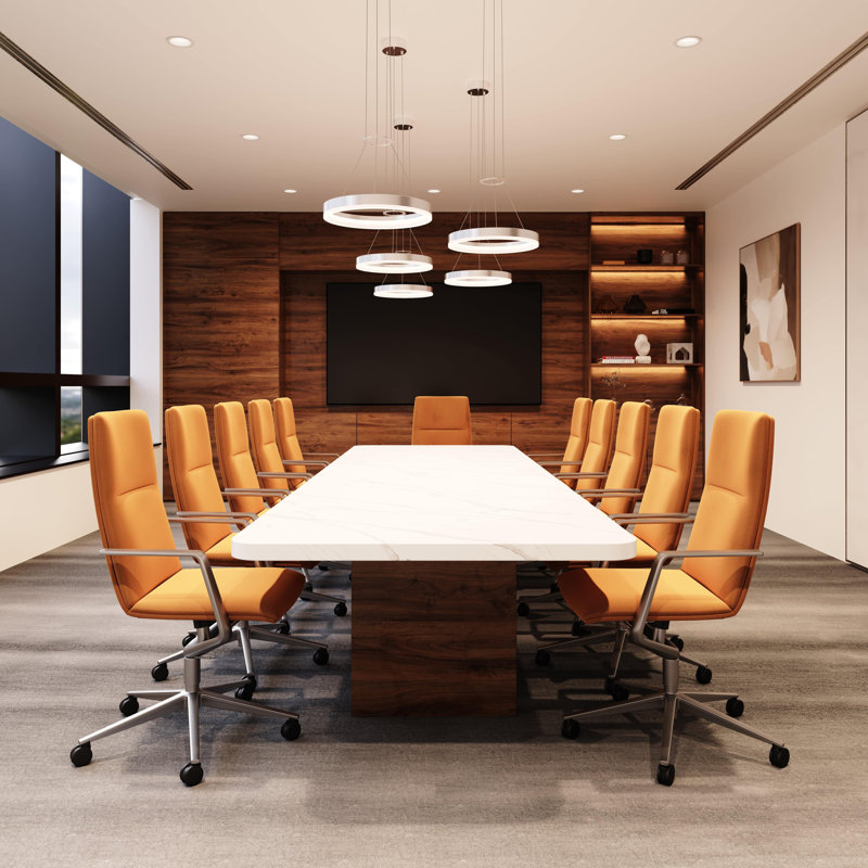 Grietje Corona - Luminaire suspendu anneau DEL, Aluminium satiné brillant, H 2 po x l 24 po x P 24 po, 3000 K
