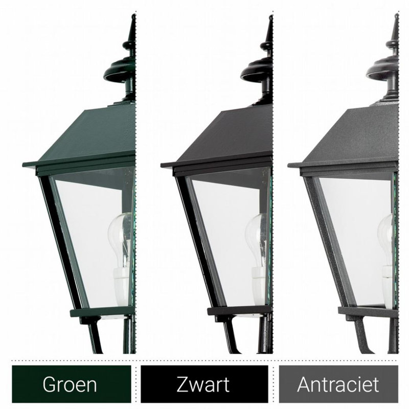 Biggleswade 50cm H Outdoor Wall Lantern, Black