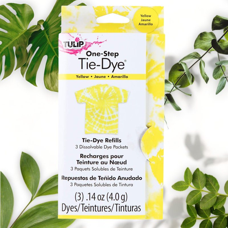 Vibrant Yellow Fabric Dye Refill