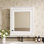 Armoire de rangement de salle de bain murale 24 po x 27 po avec miroir, armoire à pharmacie avec tablette réglable en hauteur, armoire de rangement au-dessus de la toilette