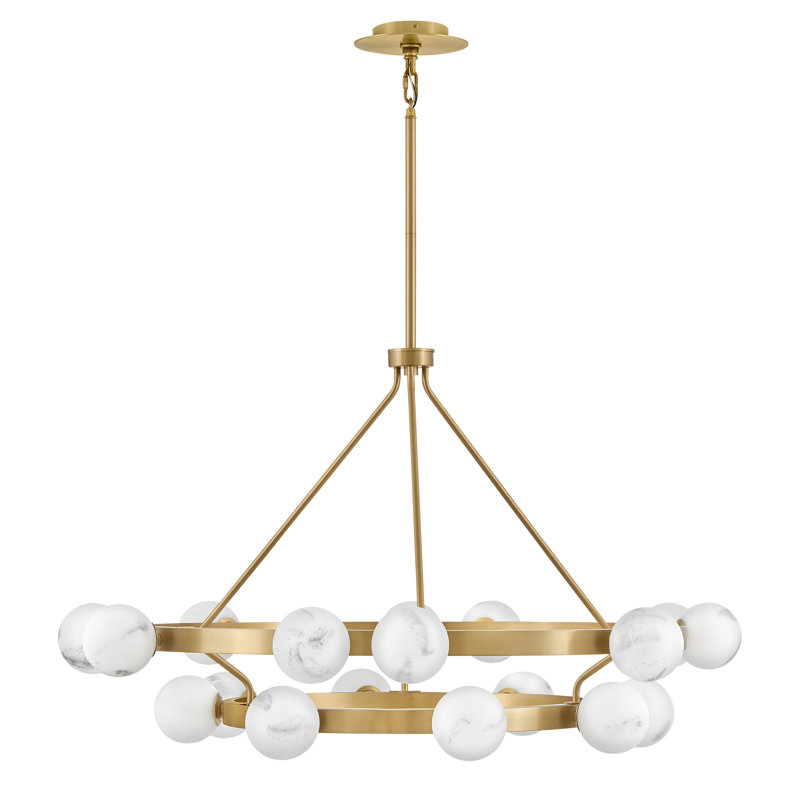 Selene 18 - Light Wagon Wheel Chandelier