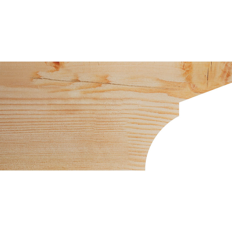 L 5 1/2 po x H 6 po x L 12 po, queue de chevron lisse Douglas, Douglas, H 6 po x l 5 1/2 po x L 12 po