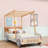 Jenayah Upholstered Wooden Car Shaped Bed-759800451