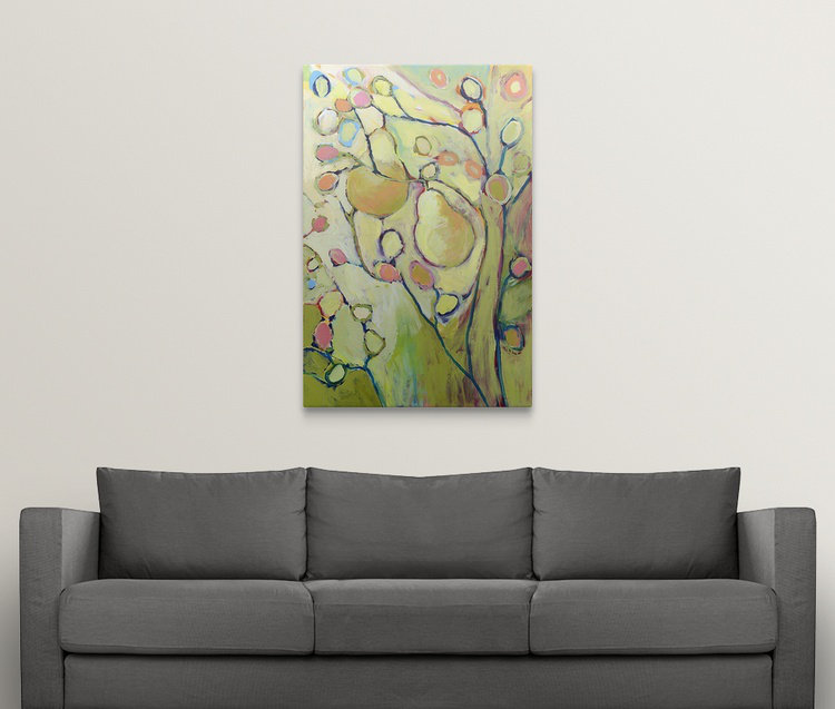 «Nolani Pear Tree», reproduction, H 24 po x l 16 po x P 1,5 po, Toile