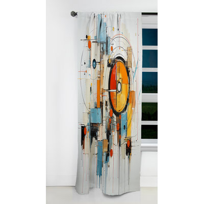 Rideau occultant en velours Hwang - Modern Shapes - 1 panneau