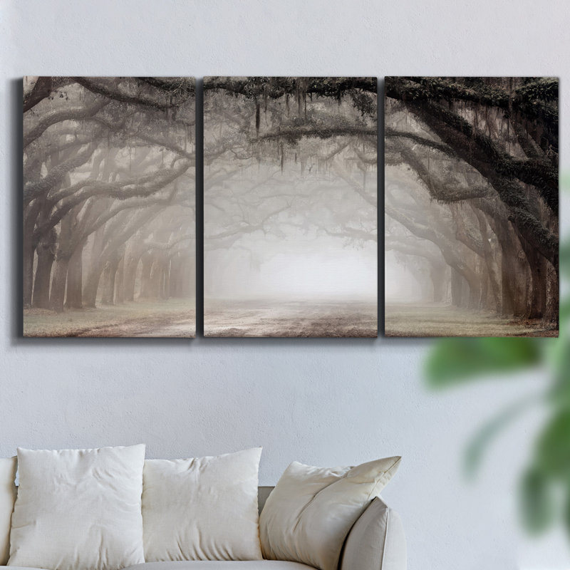 Serene Mountain View II - Toile encadrée multi-pièces, H 60 po x l 120 po x P 2 po
