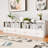 48" W X 25" H Cube Storage Bookcase With 4 Doors Stackable Cubby Storage Organizers