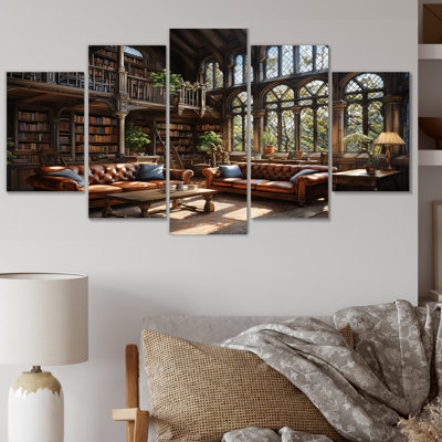 Art contemporain sur toile - Bibliothèque